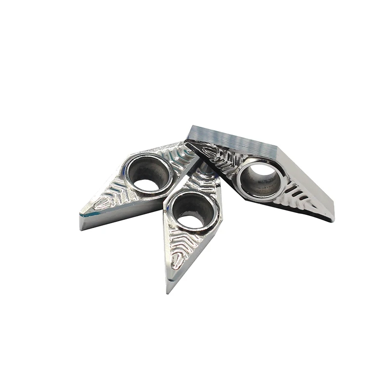 VCGT160408 AK H01 VCGT 160408 Aluminum cutter blade Insert Cutting Tool turning tool CNC Tools AL +TIN Alloy wood | Инструменты