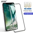 Новый 5D полный чехол для iphone 6 6S 7 8 Plus X XS Max XR подходящий защитный экран закаленное стекло для I6 I7 I8 пленка