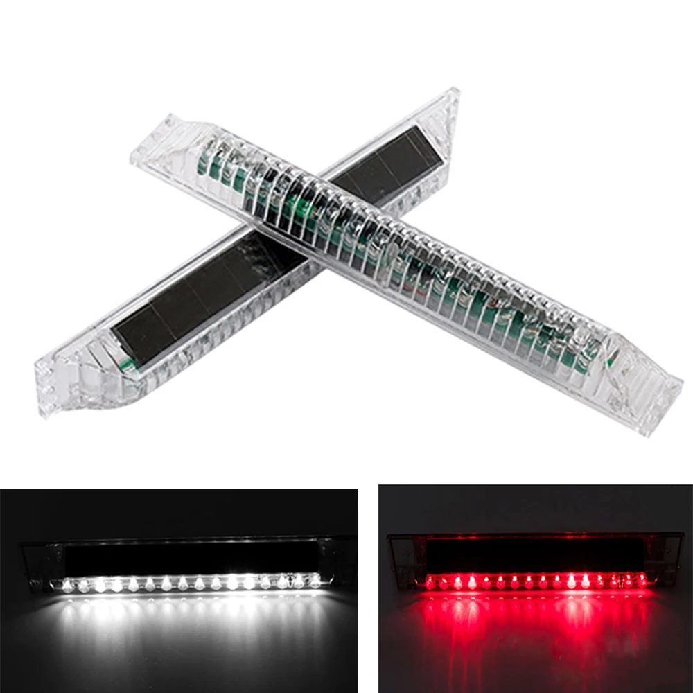 Автомобильные сигнальные лампы на солнечной батарее 16 светодиодный