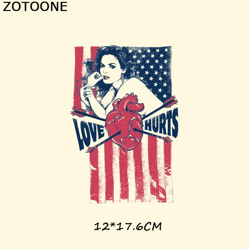 ZOTOONE/утюжок для девочек накладки одежды сумки футболки платья наклейки моющиеся