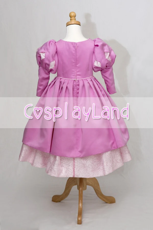 Платья для девочек Костюм Русалочки Ариэль Розовое вечернее платье Детское