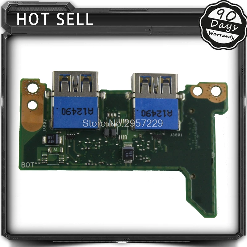 

Original For Asus G75V G75VW G75VX Notebook NIC Laptop Audio USB IO Board Interface Board Sound Card Reader Board Tested Well