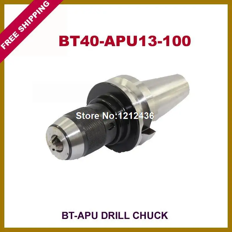 

Free Shipping BT40-APU13-100 Drill Chuck Toolholder System Working On CNC Milling Machine