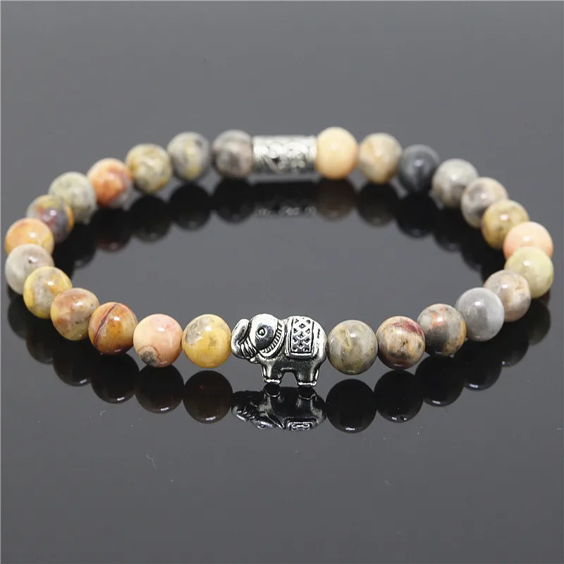 Модный браслет со слонами в стиле бохо из 2 предметов позолоченный с подвеской