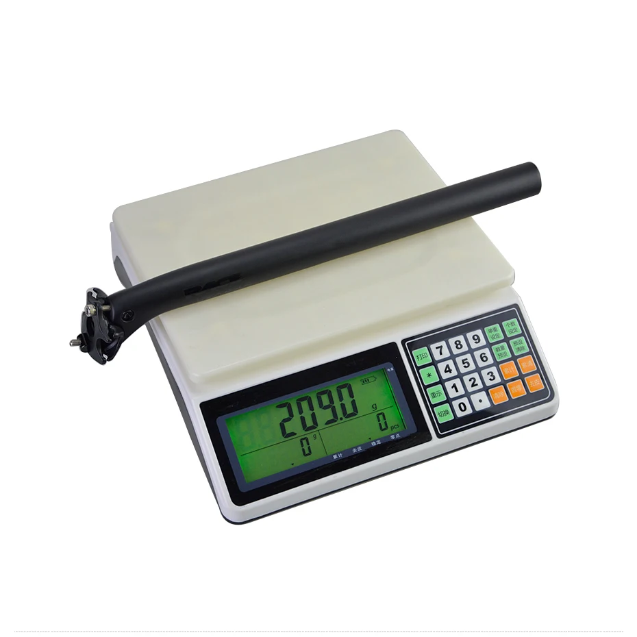 Черный матовый брикет велосипеда полностью углеродное волокно подседельный