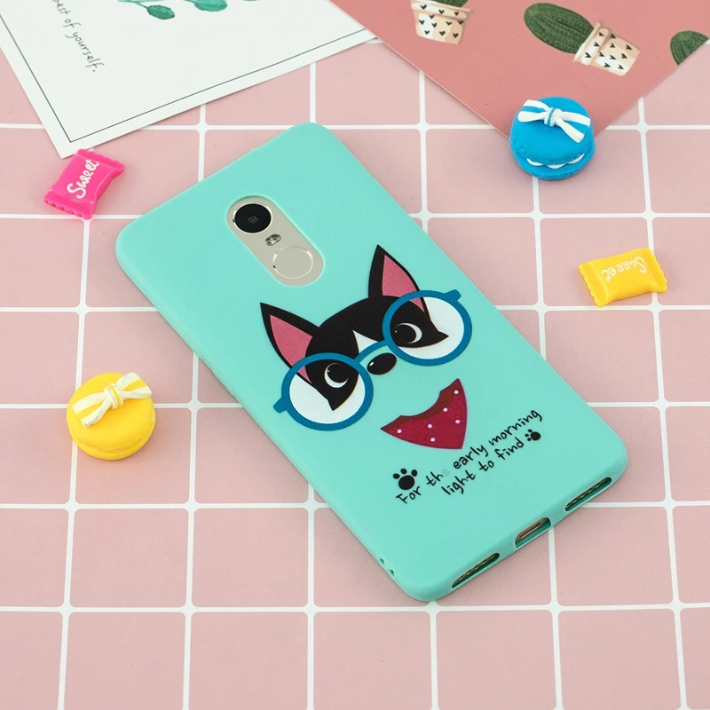 For Xiaomi Redmi Note 4 Case Soft Silicone Cartoon Phone Xiomi 4X Back Cover Etui | Мобильные телефоны и аксессуары