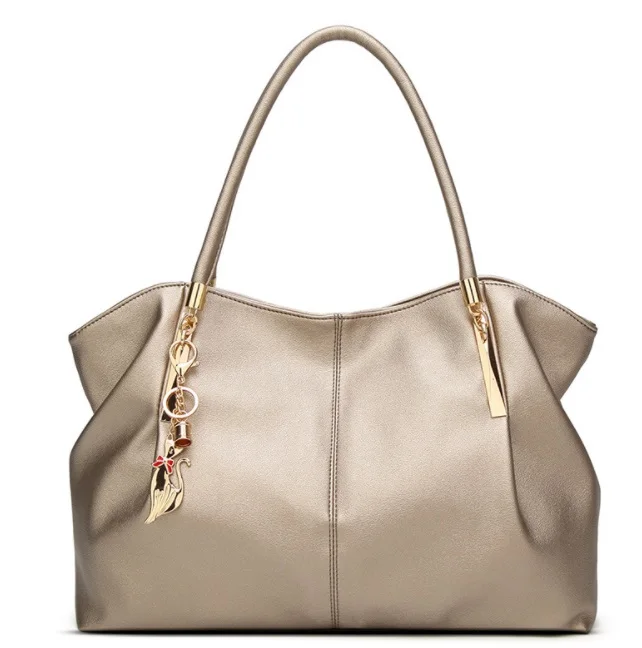 Сумка женская с верхней ручкой простой саквояж на плечо для девушек модный