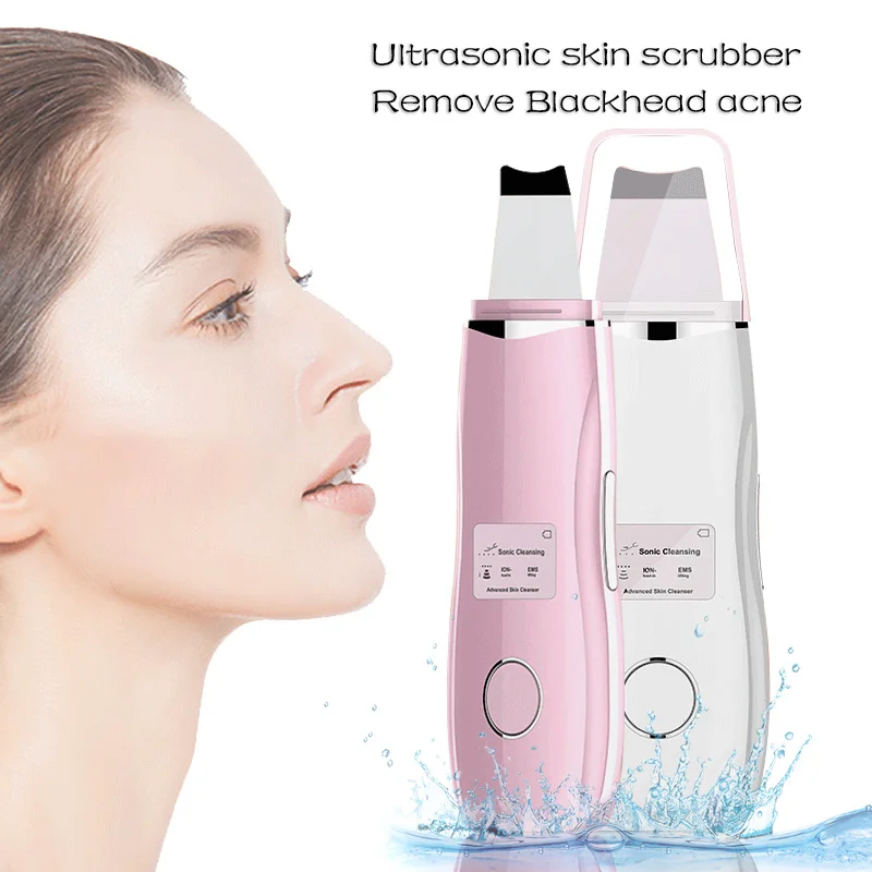Ультразвуковая щетка для кожи глубокий аппарат чистки лица удаляет грязь черная