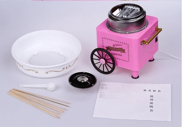 Лидер продаж Ностальгия Cotton Candy Maker машина 110 В нам pplug/220 ЕС Plug сделать это buyerself для