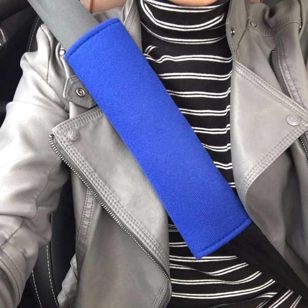 1 пара автомобильных детских хлопковых ремней безопасности для наплечных защиты