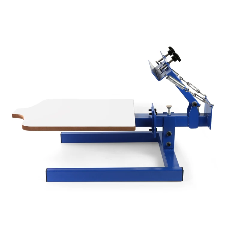 Screen Printing Machine 1 Color Silk Station Press Double Spring T-shirt DIY ( | Инструменты