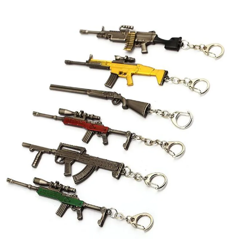 Смешанная игра CS GO PLAYERUNKNOWNS BATTLEGROUNDS брелок PUBG AK47 AWM M24 KAR 98K оружие chaviro мужские ювелирные изделия оптом