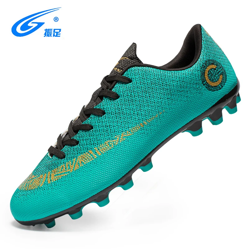 Man Soccer Shoes AG Child Football Outdoor Sport Sneaker For Teenager Men Gold Boots Training Athletics 32-45 | Спорт и развлечения