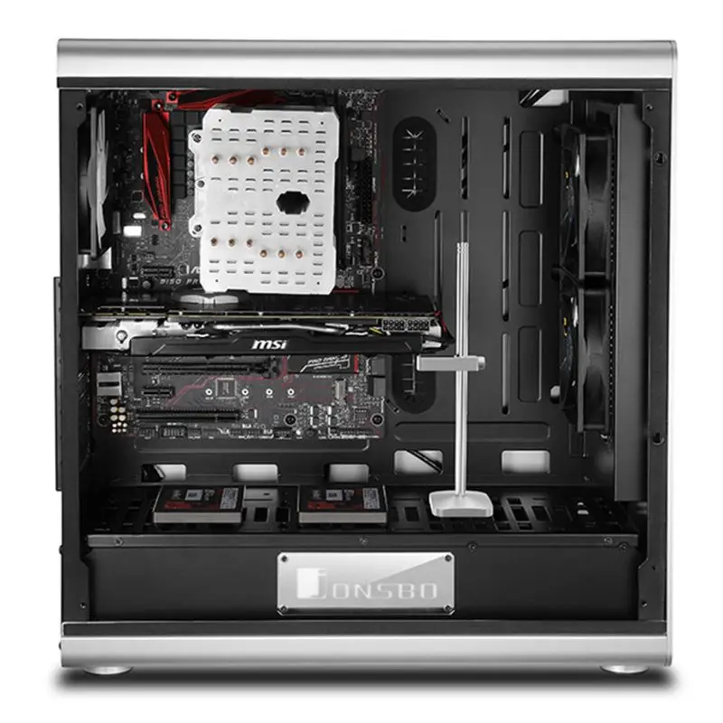 195 мм алюминиевый сплав VC 2 держатель видеокарты Подставка Кронштейн Поддержка