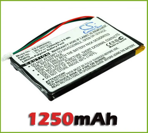 Gps Батарея для Garmin Nuvi 200200 W, 205205 W 205WT, 250 252 w, 265w Новая