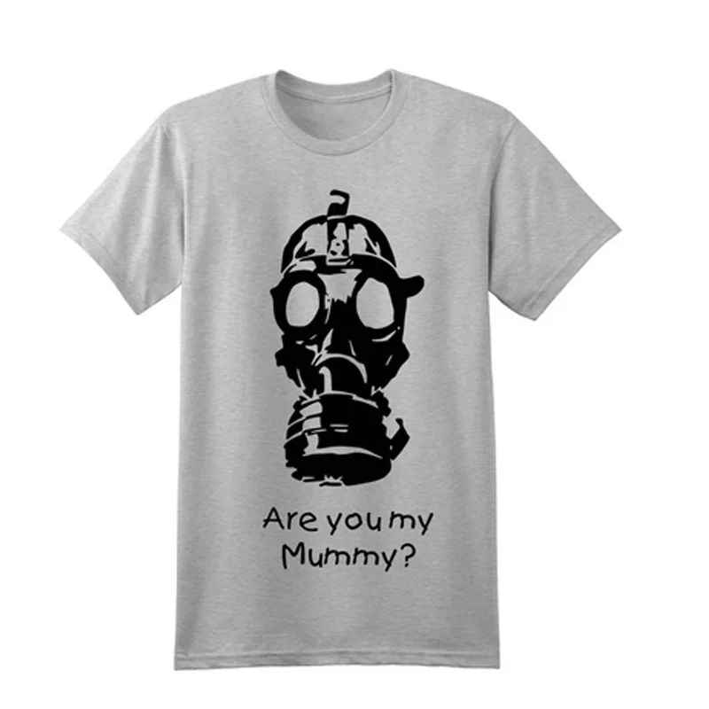 Новые веселые футболки унисекс футболка Доктор Кто ты моя мама? Противогаз