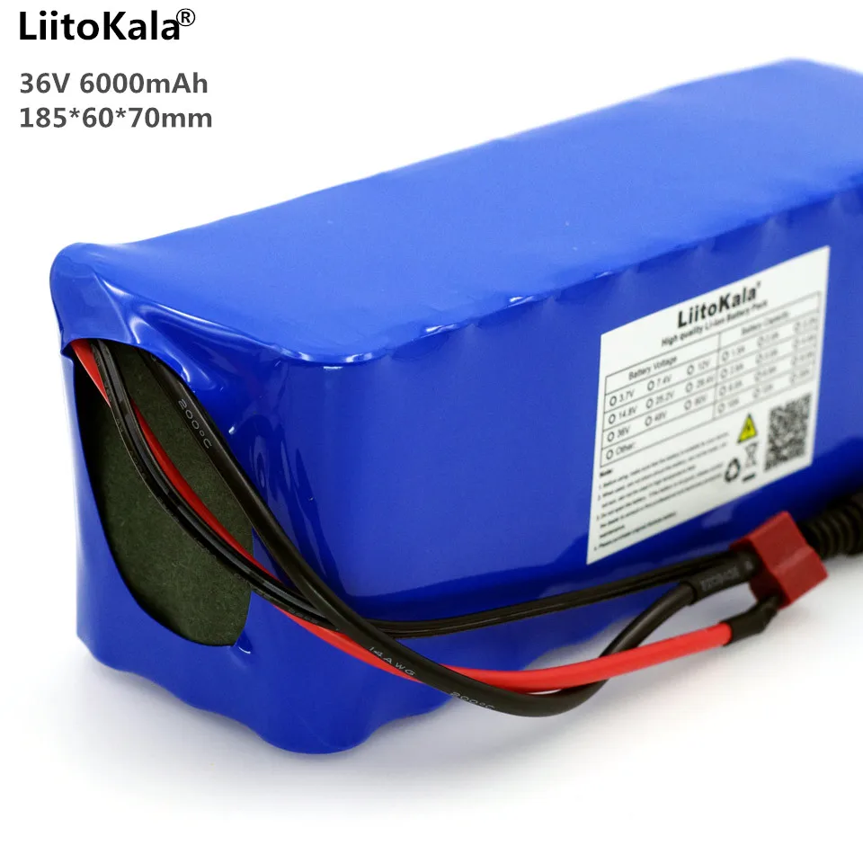 Аккумуляторная батарея Liitokala 36 В 6 Ач 10S3P 18650|36v 6ah|battery packbattery pack 36v |