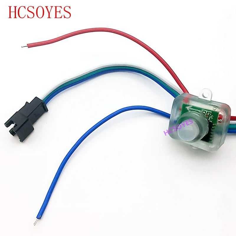 12 мм WS2811 квадратный светодиодный пиксельный модуль диффузный цифровой RGB шнур DC5V