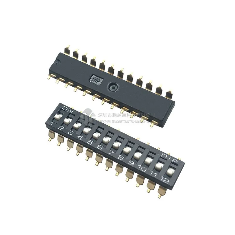 Genuine imported DM-12 chip dial switch 12-bit toggle 2.54MM spacing program | Строительство и ремонт