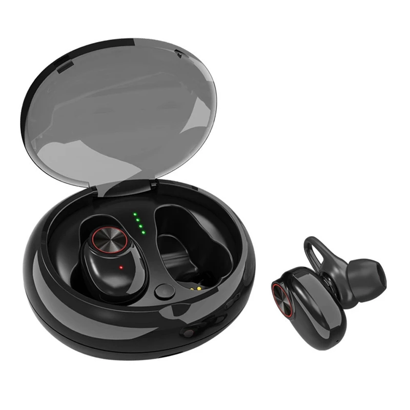 TWS Bluetooth гарнитура V5 беспроводная гарнитура с зарядным устройством для Xiaomi гарнитура музыкальные наушники с шумоподавлением для iphone 8