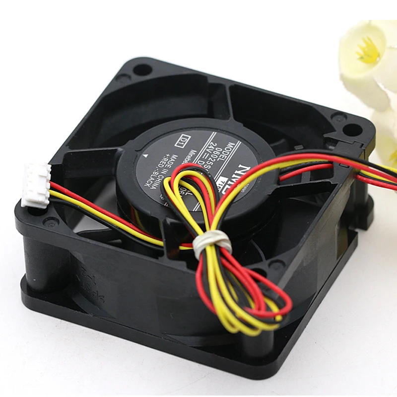 Оригинальный Для NMB 06025SS-24K-AL 6025 6 см DC бесщеточный вентилятор охлаждения 24V 0.06A 4000