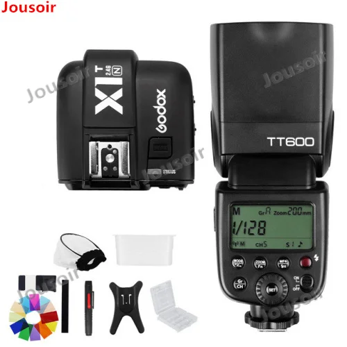 Godox TT600 2 4G Беспроводная вспышка для камеры Speedlite + X1T C/N/F передатчик триггер C N