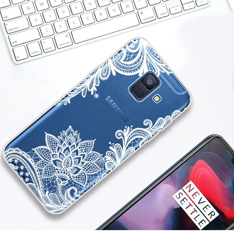 For Samsung Galaxy J4 J6 2018 European version Case Silicone Soft Cover S9 S9plus A8 A6 Plus Coque Funda |