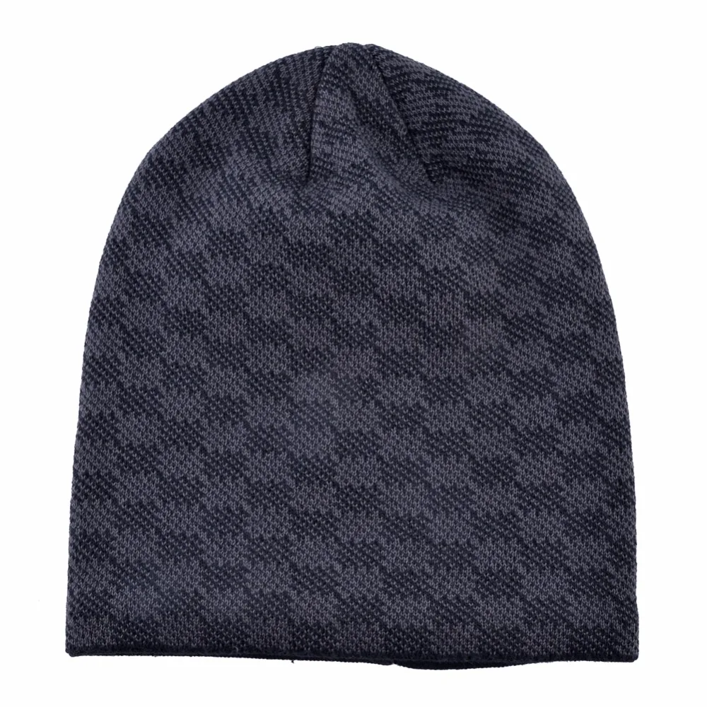 шапка мужская зимняя модные разноцветные вязаные бини маска уличная теплая