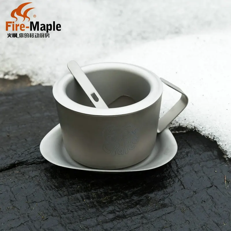 Огненный клен Shanqiu титана ультра-светильник на открытом воздухе кофейная чашка