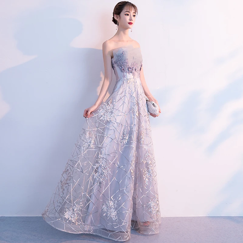 Вечернее платье с открытыми плечами трапециевидные платья для выпускного вечера