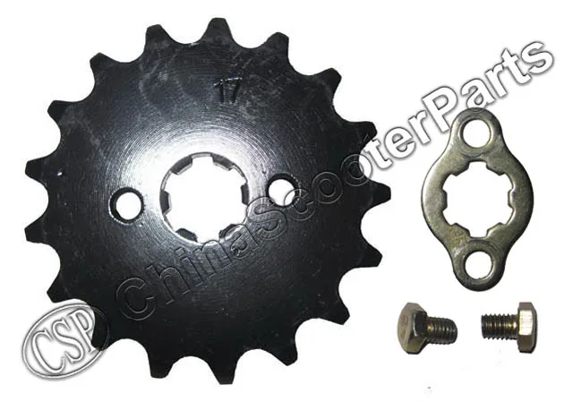 11T 12T 13T 14T 15T 16T 17T 18T 19T зуб 428 ID 20MM передняя Звездочка двигателя для мотоцикла Dirt bike ATV Quad Buggy - Цвет: 17T