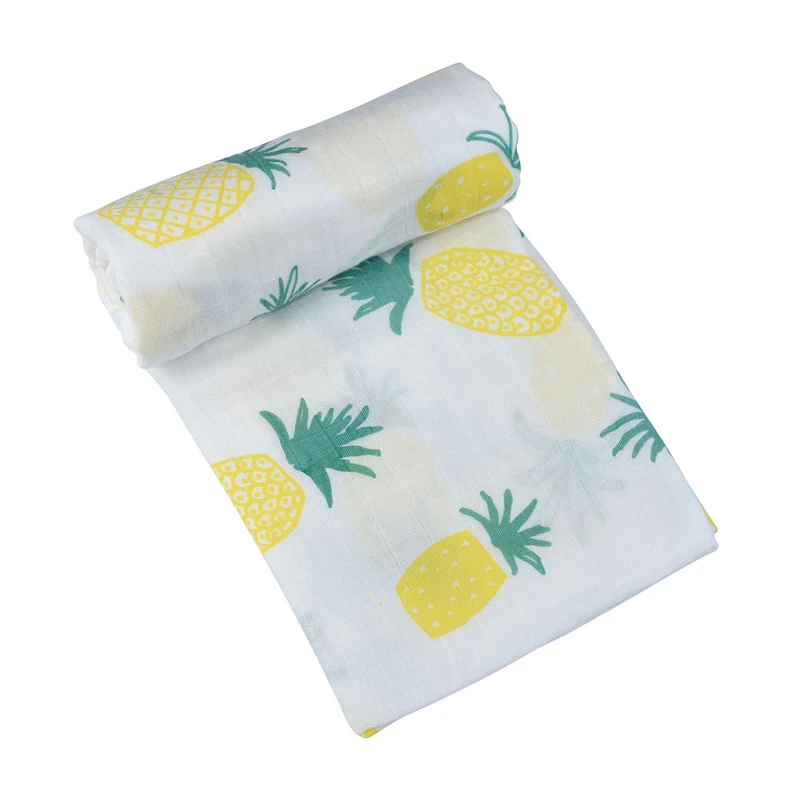 Пеленки для новорожденных хлопковая накидка из муслина с геометрическим узором