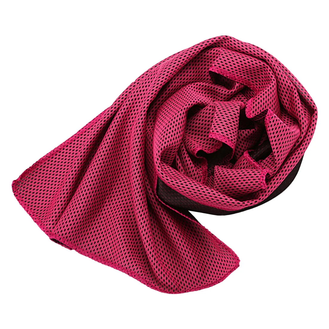 Rose Red 1 шт., 30*90 см, для мужчин и женщин, крутое, спортивное, впитывающее пот полотенце, ледяное, охлаждающее, для спортзала, полотенце для лица, s toalla, подарок, 12 цветов - Цвет: Rose Red