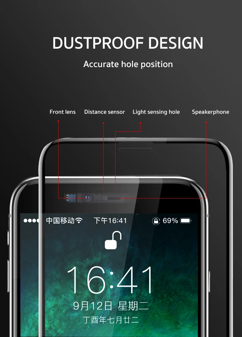 ESVNE 10D 9H защитное Стекло на iphone 6 7 изогнутый край Экран протектор для iphone X 6s 8 плюс на Закаленное стекло Фильм