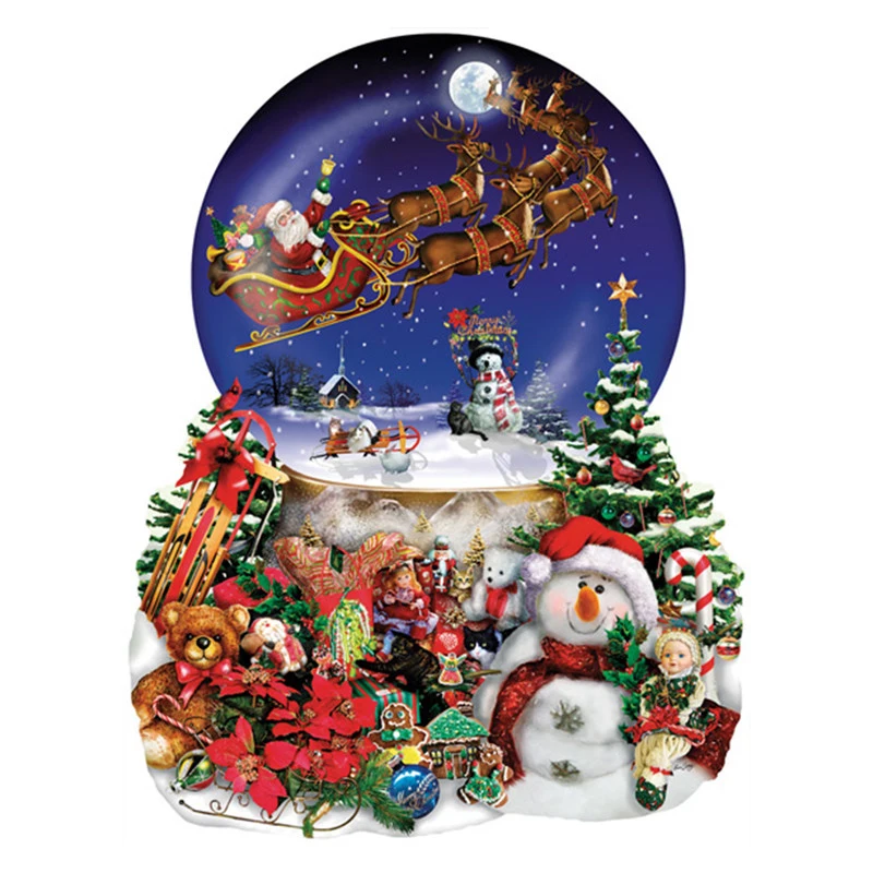 

5D DIY Diamond Embroidery Christmas snowman scenic Diamond Painting Cross Stitch full Square Rhinestone Mosaic decoration
