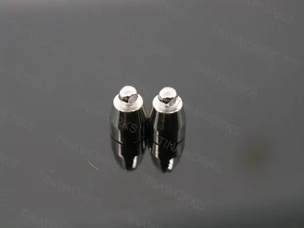 

FREE SHIPPING 10 Sets Strong Silver Tone Bullet Shaped Brass Jewelry Magnetic Lobster Clasp 18mm*6mm