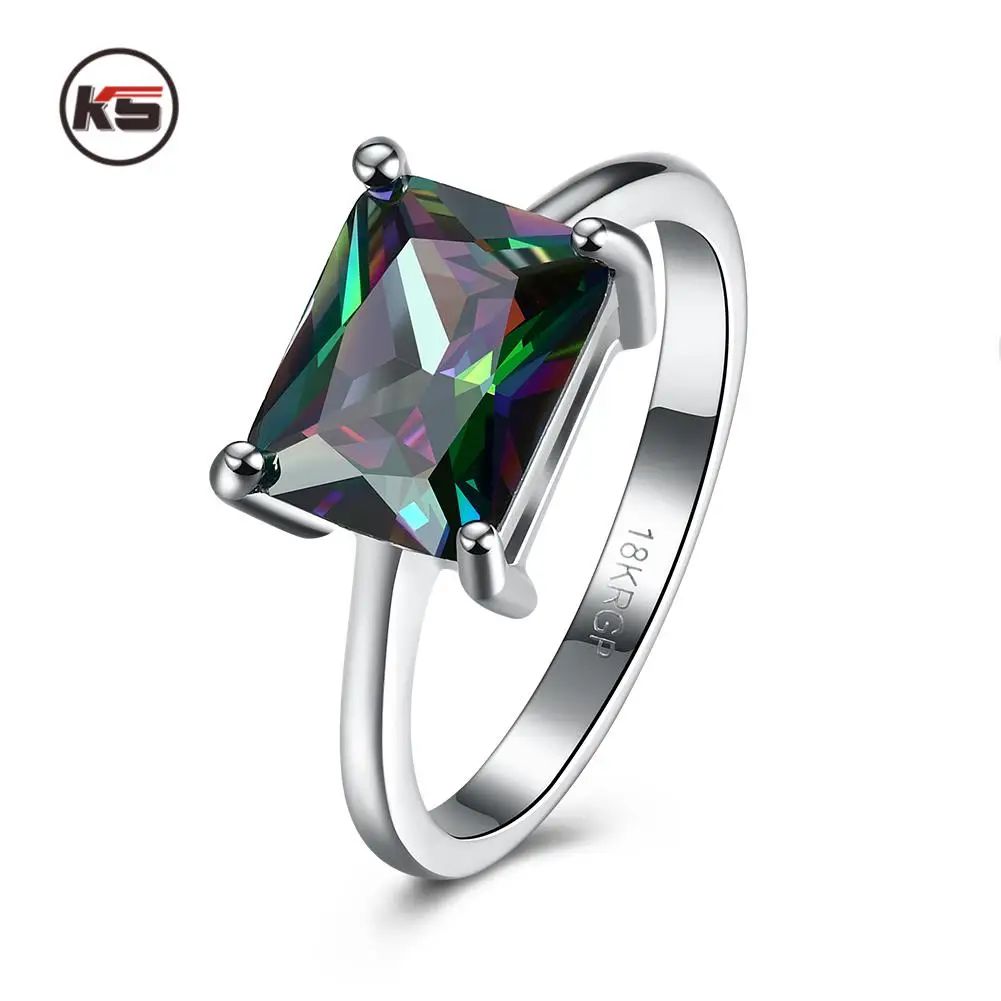 Ювелирные изделия подарок принцессы Вырезать Прямоугольник квадратный