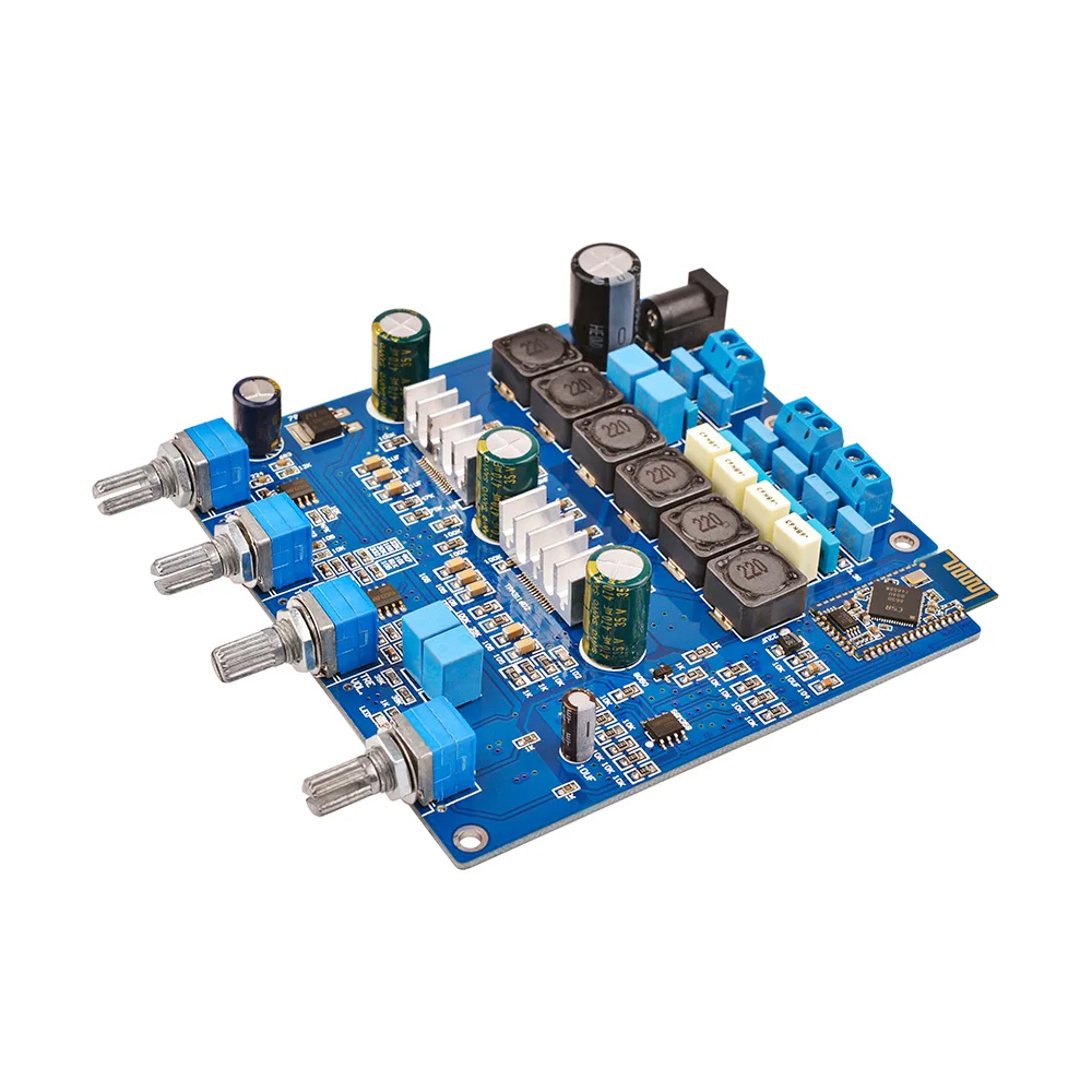 Усилитель мощности AIYIMA TPA3116 2 1 Bluetooth аудиоплата 2*50 Вт + 100 усилитель сабвуфера