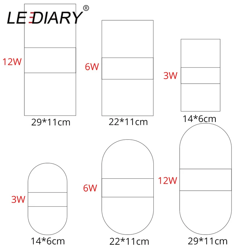Светодиодный IARY современный Декор настенный светильник Гостиная Бра 110V 220V 3 Вт 6 12