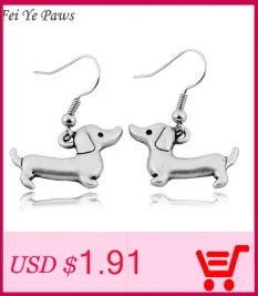 Fei Ye Paws Westie Dog висячие серьги большие длинные массивные Висячие серьги для женщин серьги ювелирные изделия для девочек подарок для любимого питомца