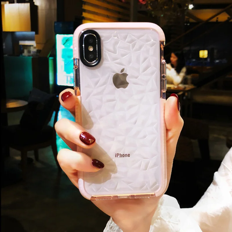 Роскошный блестящий силиконовый защитный чехол для iPhone X 7 8 6s Plus XR XS MAX | Мобильные