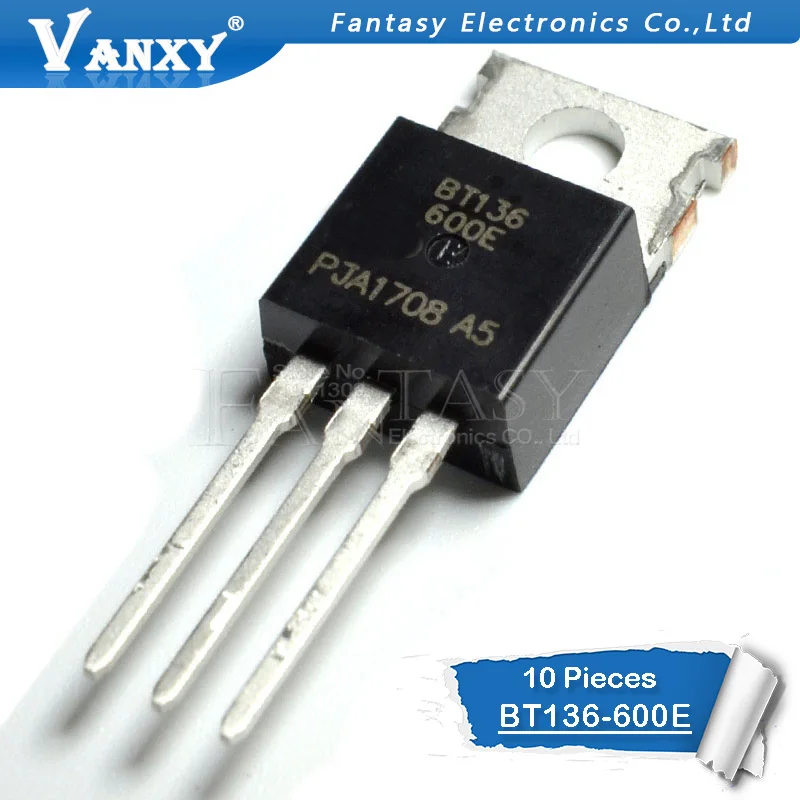 10 шт. BT136-600E TO220 BT136-600-220 BT136 136-600E и IC