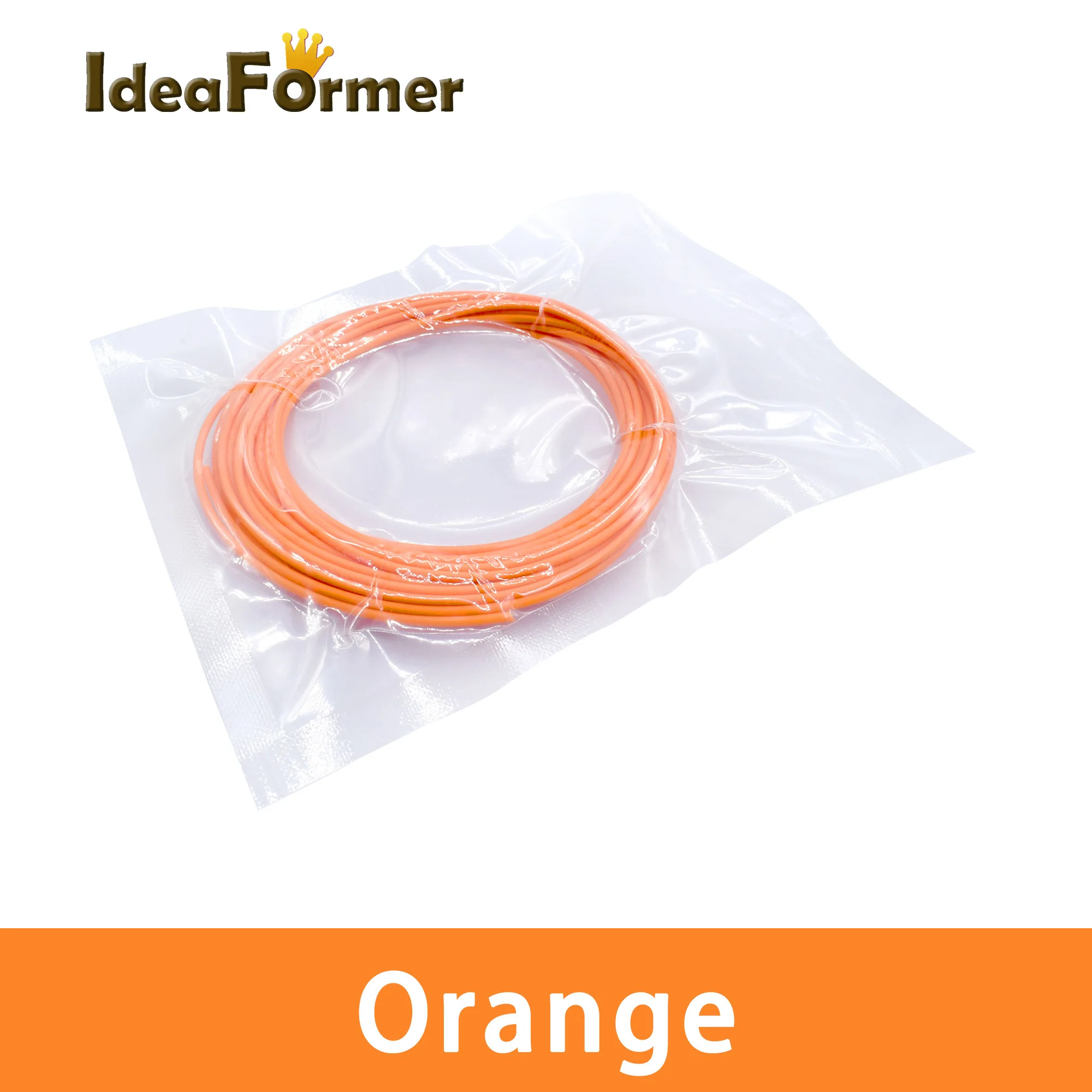 Orange 3D печать Ручка низкотемпературная нить PCL пластик 1,75 мм 3d принтер нить материал s(5 м/цвет) криогенный материал - Цвет: Orange