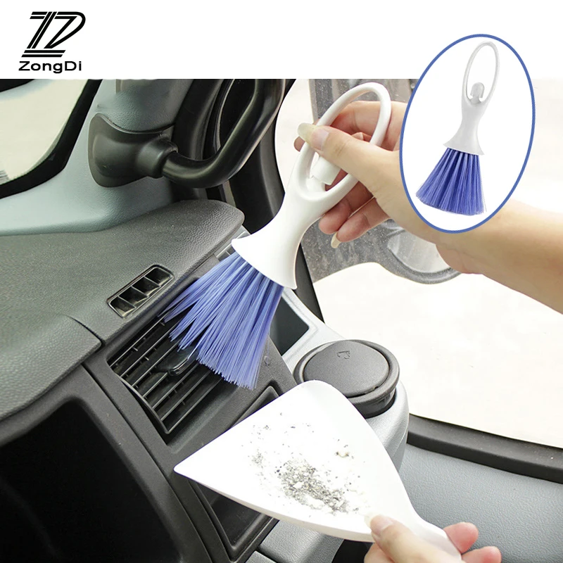 ZD Car Air Condition Outlet Cleaning Brush Tools For VW polo passat b5 b6 Mazda 3 6 cx-5 Toyota corolla Ford focus 2 accessories
