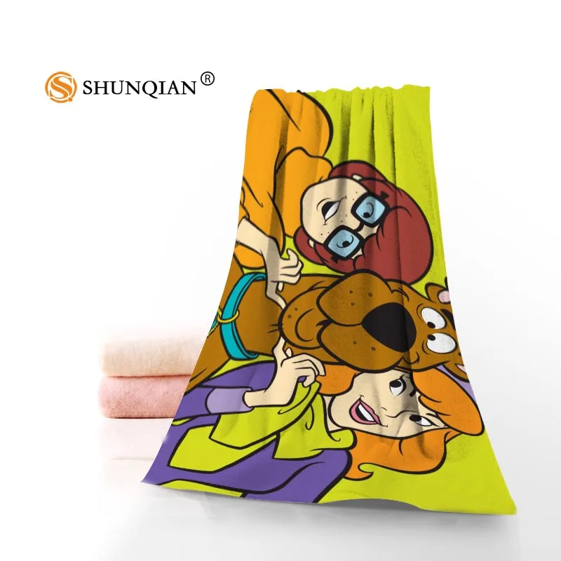 Новинка на заказ, полотенце Scooby Doo, с принтом, хлопок, для лица/банные полотенца из микрофибры, ткань для детей, мужчин, женщин, полотенце для душа s YT56 - Цвет: Towel