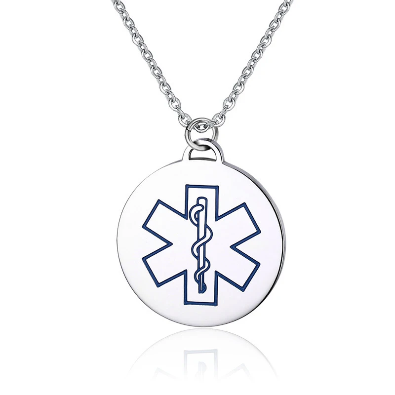 Женские кулоны из нержавеющей стали с синим и красным логотипом|pendants for women|f pendanttag