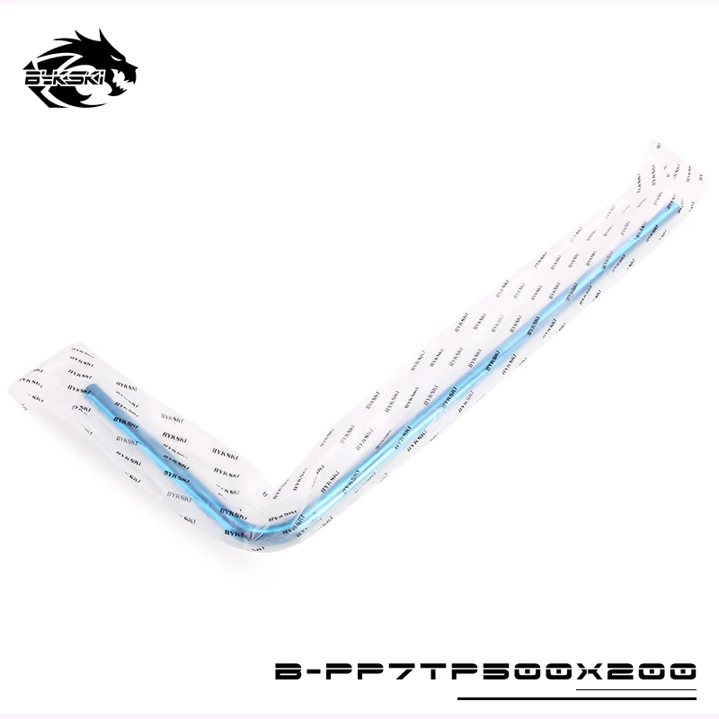 blue BYKSKI металлическая трубка(id12мм+ od14мм)+ 1 мм Толщина+(длина 50 см+ 20 см) Латунная Труба с гальваническим покрытием охлаждающая трубка - Цвет: blue