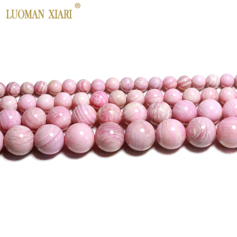 Wholesale 100% Natural Pink White Deep Sea Shell Beads fit DIY Bracelet Necklace For Jewelry Making 6/8/10/12mm Strand 15'' |