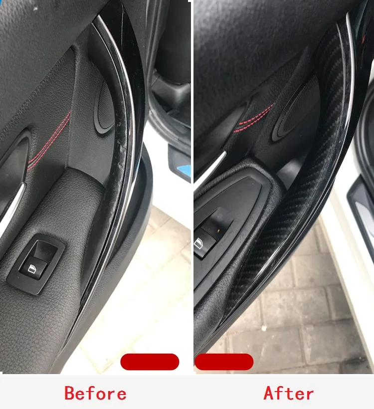 

Car ABS plating Interior Door Handle Panel Pull Protective Frame Cover Trim For BMW 3 4 Series F30 F35 2012 2013 2014 2015 2016