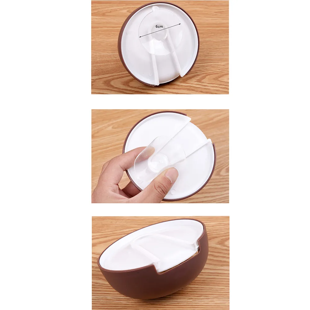 Пластиковая присоска мыло зубная щетка коробочка мыльница держатель аксессуары